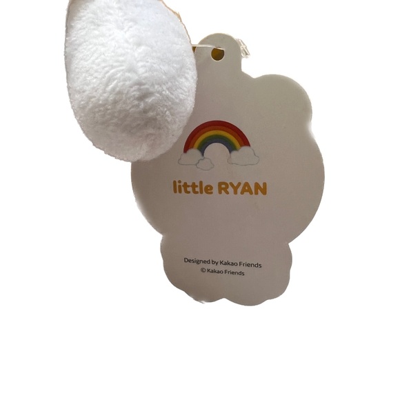 Kakao Friends Raindrop Plush Doll Little Ryan 9" Rain Coat & Boots Bright Yellow - Picture 5 of 7